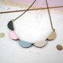 Wooden Bunting Necklace Eco Gift, thumbnail 5 of 8