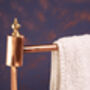 Handmade Solid Copper Towel Bar, thumbnail 7 of 7