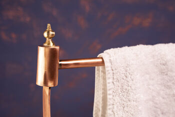 Handmade Solid Copper Towel Bar, 7 of 7