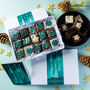 'Christmas Trees' Indulgent Brownie Gift Box, thumbnail 1 of 2