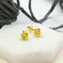 Sterling Silver Or Gold Plated Small Knot Stud Earrings, thumbnail 4 of 5