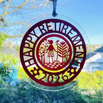 Happy Retirement Hanging Decoration Gift Set, 4 of 12