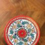 Leila Red Floral Platter, thumbnail 1 of 3