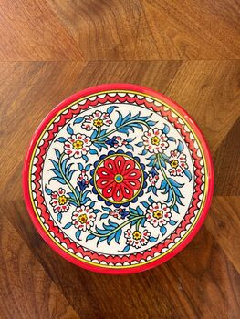 Leila Red Floral Platter, 2 of 3