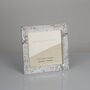 Honeycomb Cast Pewter Photo Frame, thumbnail 3 of 6
