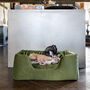 Charley Chau Deep Sided Dog Bed In Velour, thumbnail 7 of 10