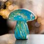 Mushroom Blue Table Lamps, thumbnail 2 of 4