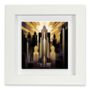 Urban Horizons Art Deco Three Framed Ceramic Art Tile, thumbnail 5 of 10