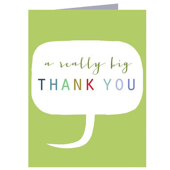 Mini A Really Big Thank You Card, 2 of 4