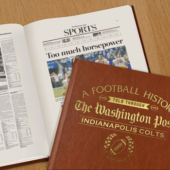 Indianapolis Colts Personalised Gift Newspaper Book, 7 of 12