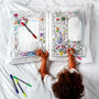 Fairytale Pillowcase Kit + 10 Pens, Colour In And Learn, thumbnail 6 of 7