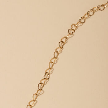 Personalised Heart Chain Necklace, 3 of 9