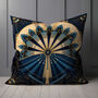 Deco Elegance In Blue Art Deco Cushions Design One, thumbnail 6 of 8