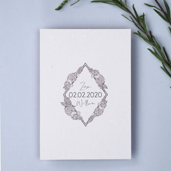 Flora Geo Wedding And Event Invitation Cards, 2 of 9