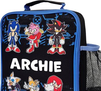 Sonic The Hedgehog Kids Lunch Bag Personalised, 3 of 7
