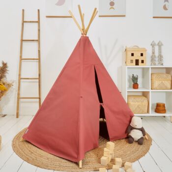 Personalised Scandi Rose Teepee Tent, 2 of 5