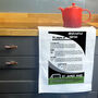 Years Of Being A Geordie Tea Towel Birthday Gift For Newcastle United Fan, thumbnail 3 of 7