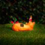 Solar Gnomes And Fox Garden Ornament Statue Figurine, thumbnail 7 of 9