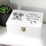 Personalised Dog Breed White Wooden Storage Box, thumbnail 2 of 6
