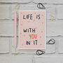 Romantic Hand Lettered Valentine's Card, thumbnail 4 of 6