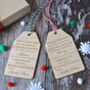 Personalised 'Santa Claus' Wooden Gift Tag, thumbnail 2 of 2