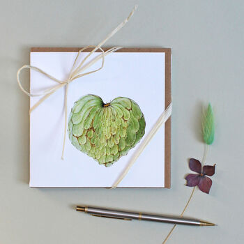Pack Of Five Cards With Botanical Fruit Illustrations, 2 of 3
