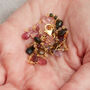 Tourmaline Silver Gold Plated Bead Necklace, thumbnail 7 of 12