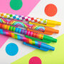 Set Of Four Colourful Rainbow Pens, thumbnail 1 of 7