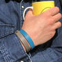 Personalised Be You Bravely Leather Bracelet, thumbnail 6 of 6