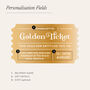 Personalised Golden Ticket Keepsake, thumbnail 3 of 3