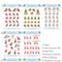 Christmas Sticker Sheets Mix And Match. Two Sheets, thumbnail 8 of 12