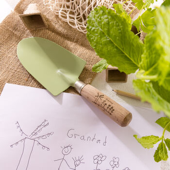 Personalised Father's Day Drawing Gardening Trowel, 2 of 4
