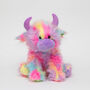 Large Highland Cow Multi Coloured Toy, thumbnail 4 of 5