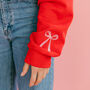 Bows Embroidered Sweatshirt, thumbnail 2 of 12