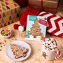 Merry Christmas Message Tumbler Glass With Chocolate Tree And Coaster Gift Boxed Set, thumbnail 7 of 7