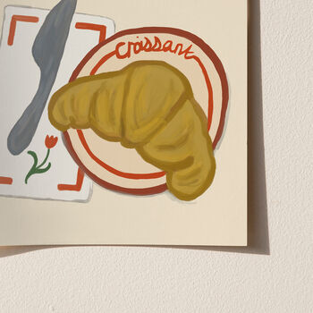 I Do Not Speak French Except Croissant Print, 10 of 10