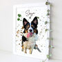 Personalised Pet Dog Portrait Print Gift, thumbnail 7 of 9