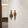 Walnut Unisex Bathroom Toilet Self Adhesive Door Signs, thumbnail 2 of 10