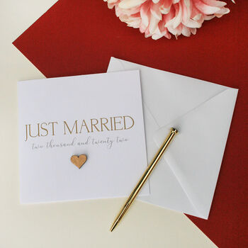 Just Married Card, 2 of 2