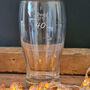 40th Birthday Bow Tie Beer Glass, thumbnail 5 of 9