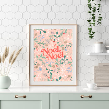 Noel Noel Christmas Print, 4 of 4