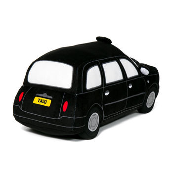 London Black Taxi Cab Soft Toy Cushion, 5 of 5