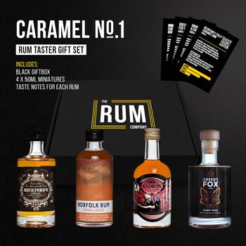 Caramel Rum Taster Set Gift Box One, 5 of 5