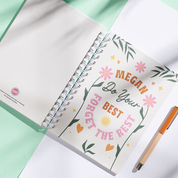 Personalised Positive 'Do Your Best' Notebook, 2 of 8