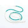 Turquoise Howlite And Sterling Silver Necklace Or Bracelet, thumbnail 1 of 11