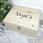 Personalised Santa Sleigh Christmas Eve Box Five Sizes, thumbnail 1 of 8