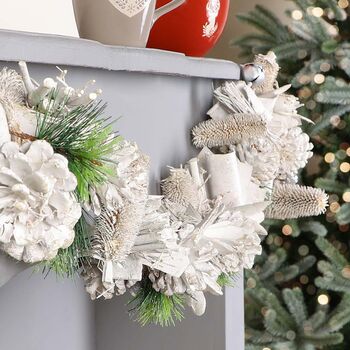 Extra Large Snowdrop Deluxe Christmas Wreath, 9 of 10