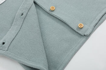 Esme Soft Green Collar Cardigan, 5 of 7