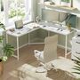 Space Saving L Shaped Desk For Home Office, thumbnail 3 of 12