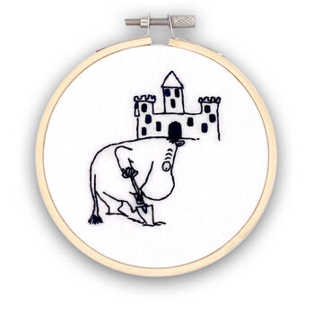 Moomintroll's Beach Day Fun Mini Embroidery Kit, 4 of 4
